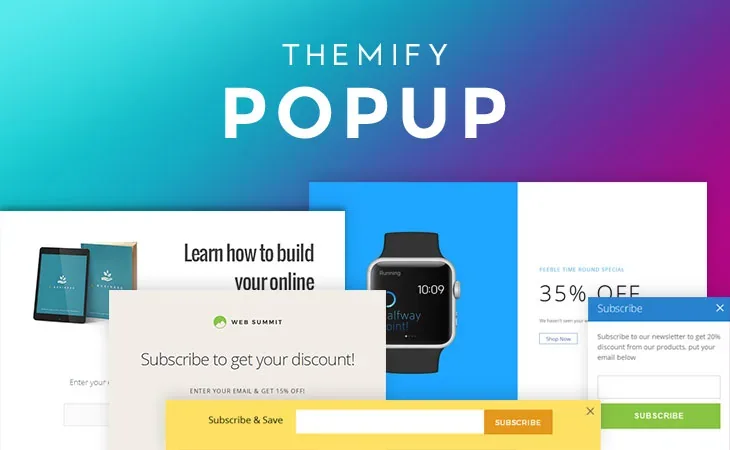 Email popup