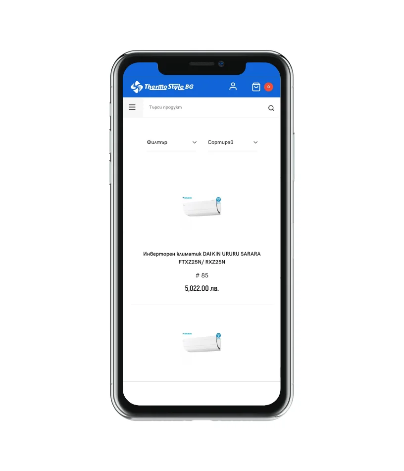 ThermoStyle — website design