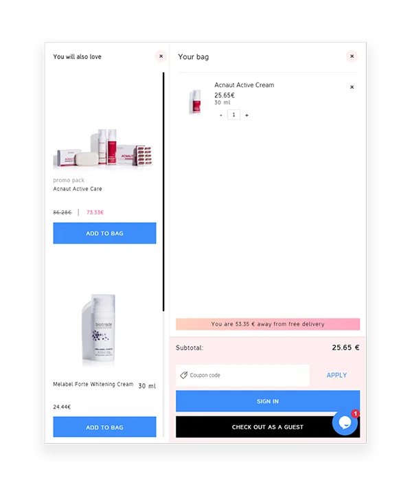 Biotrade — website design