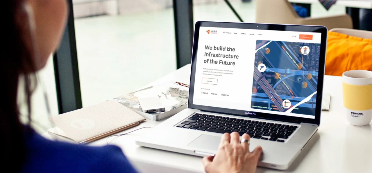 Telelink Infra Services — website design