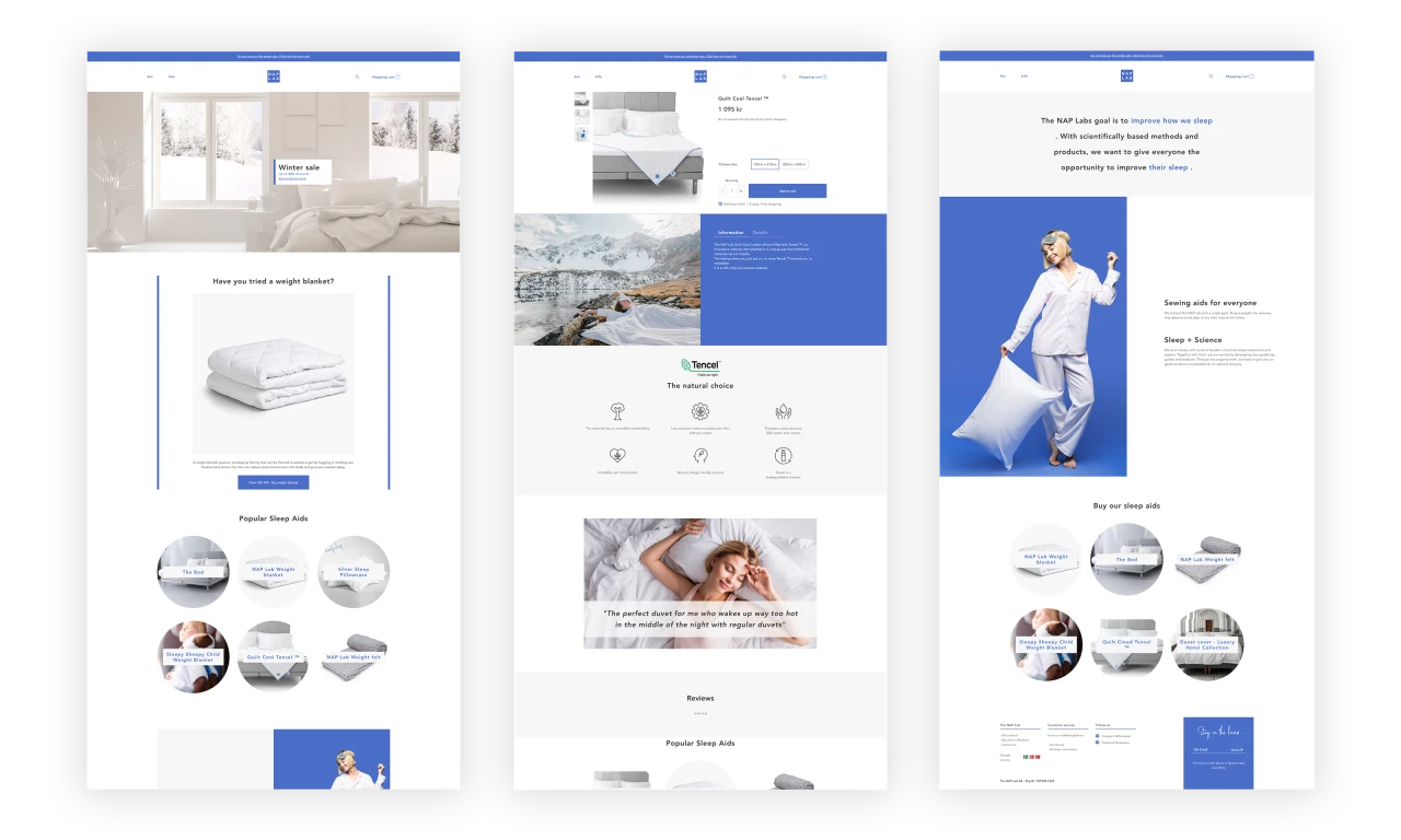 The NAP Lab — website design