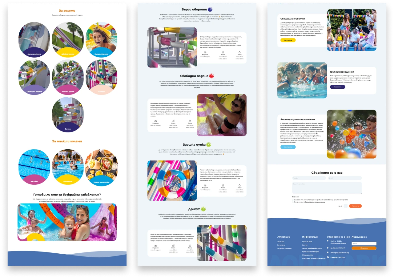Presentation of Aquapark Sofia