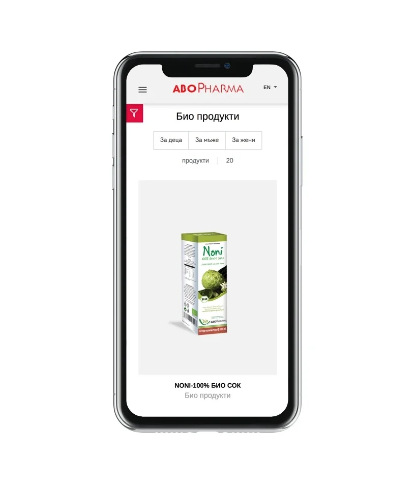 ABO Pharma — website design
