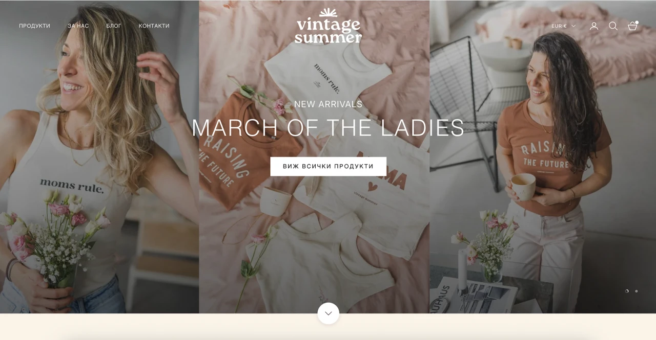 Presentation of Vintage summer