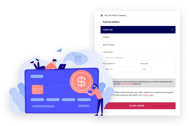 Reach WooCommerce Plugin — website design