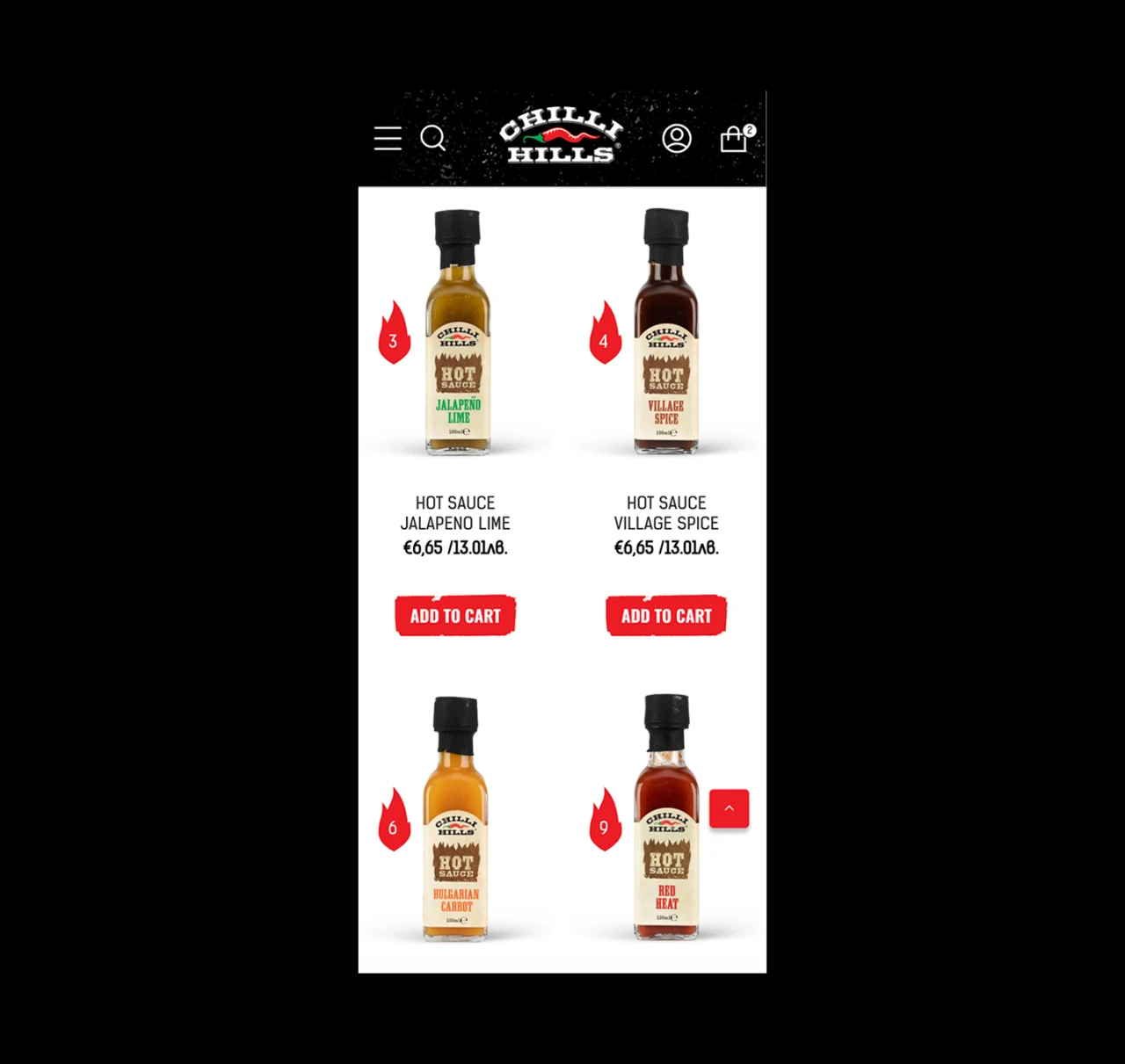 Chilli Hills — website design