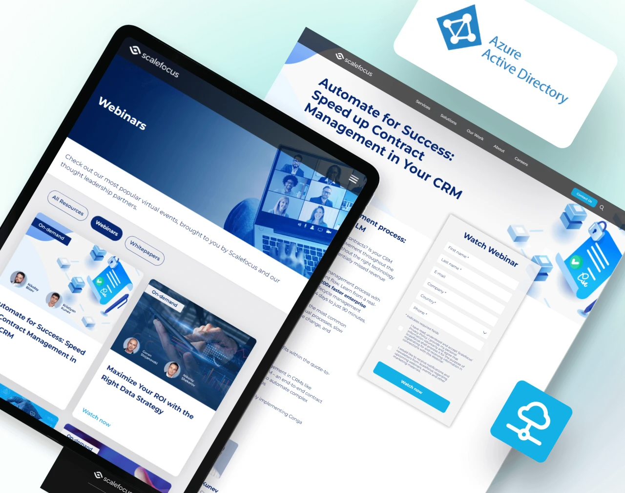 Scalefocus — website design