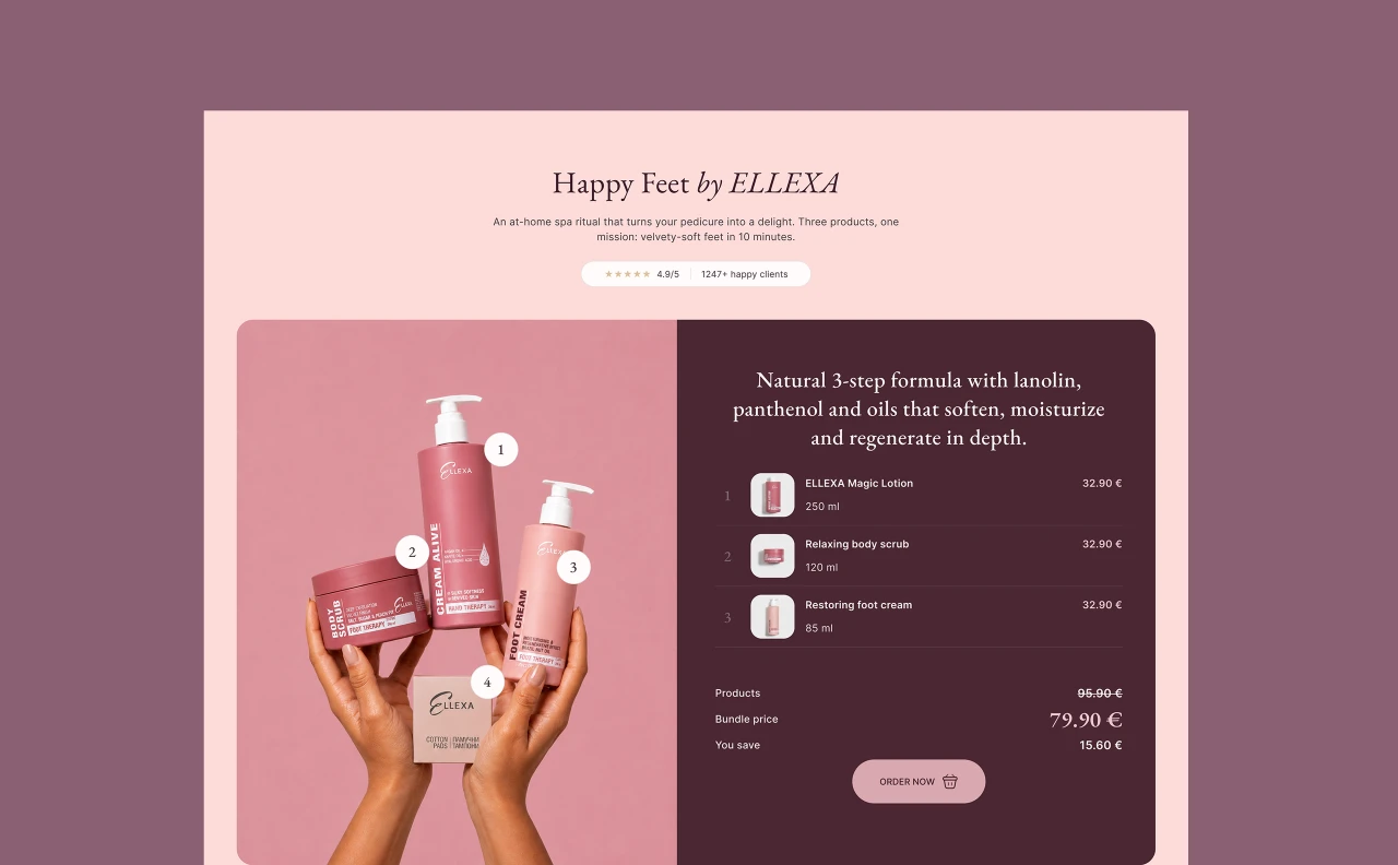 ELLEXA — website design