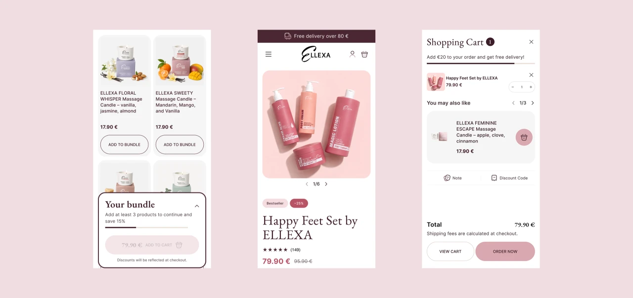 ELLEXA — website design